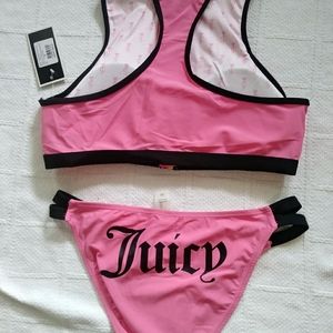 NWT Juicy couture 2-piece bikini swimsuit.  Size M